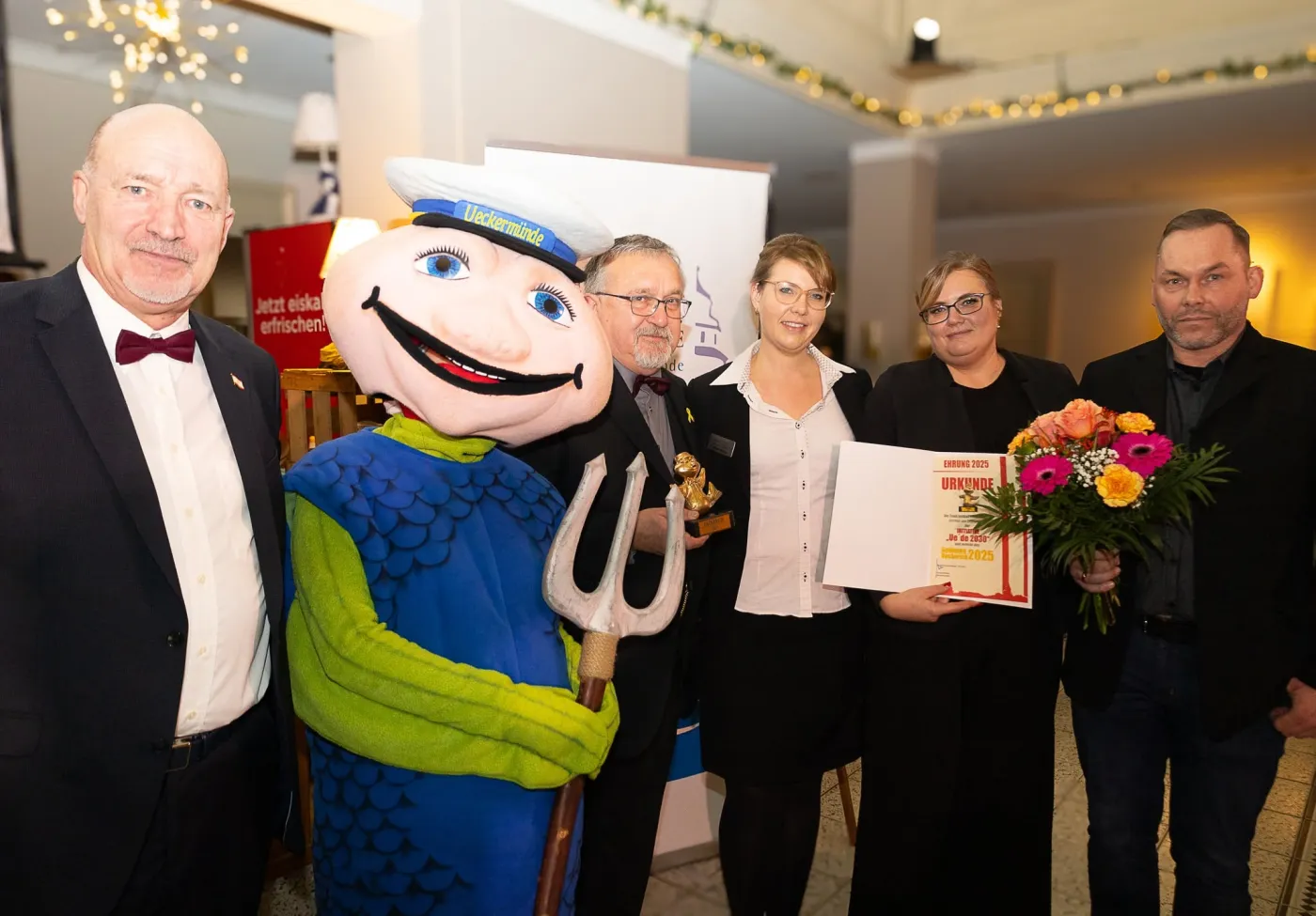 Gäste beim Neujahrsempfang 2025 in der Strandhalle Ueckermünde