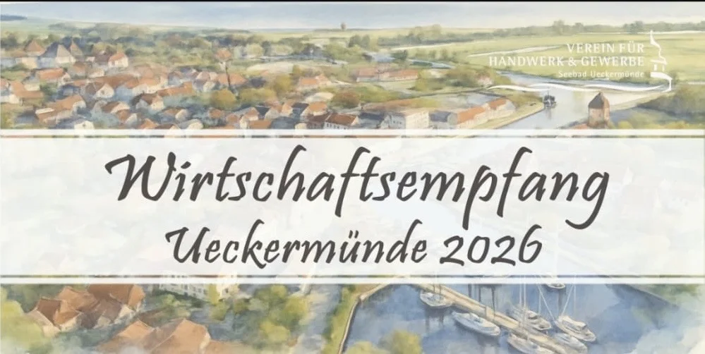 Einladung zum Wirtschaftsempfang Ueckermünde 2026